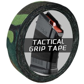 Miaozhun Tactical Tapes, 1 Inch x 27.34 Yards Goon Grip Tapes, Multipurpose Wrap Tape for Guns, Handgun, Rifle, Hockey, Lacrosse, Baseball, Softball Bats, Sport Handle, Gardening Tools (Forest Camo)