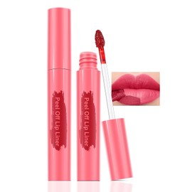 Ursoulney Lip Liner - Lip Stain Peel Off, Long-Lasting Moisturizing Waterproof Lip Stain Transfer-Proof with Matte Finish Stay on All Day, Great Mothers Day Gifts for Mom (Berry, Pack of 1)