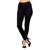 Lildy Solid Super Soft Leggings, Black, S-L