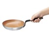 Vogue Ceramic Coated Aluminium Non-Stick Fry Pan 200mm
