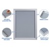 Europel A4 folding frame with 20 mm aluminium profile, hinged