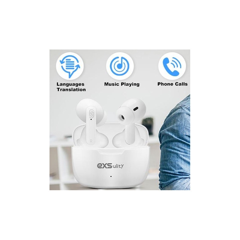 exsulity Y113d Bluetooth Earbuds All - in - One Earbuds: