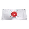 Router Table Insert Plate Woodworking Aluminum Router Plate with 4