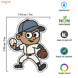 Funny Football Sticker – I Tackle Mondays Like I Tackle Quarterbacks – 3pcs Waterproof Vinyl Decals – Game Day Motivation Gift for Laptops, Water Bottles, Phones – 3x3 Inch