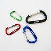 Carabiner 4 sizes Camping Hiking Hook Keyring Portable stand (blue) 7ea