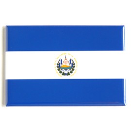 Flag of El Salvador Fridge Magnet (2 x 3 inches)