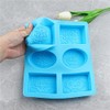 Soap Molds for Soap Making 2 Pack Soap Silicone Mold