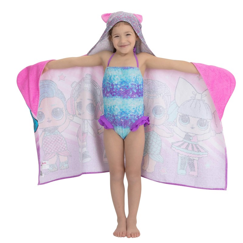 Franco Kids Bath and Beach Super Soft Cotton Hooded Towel