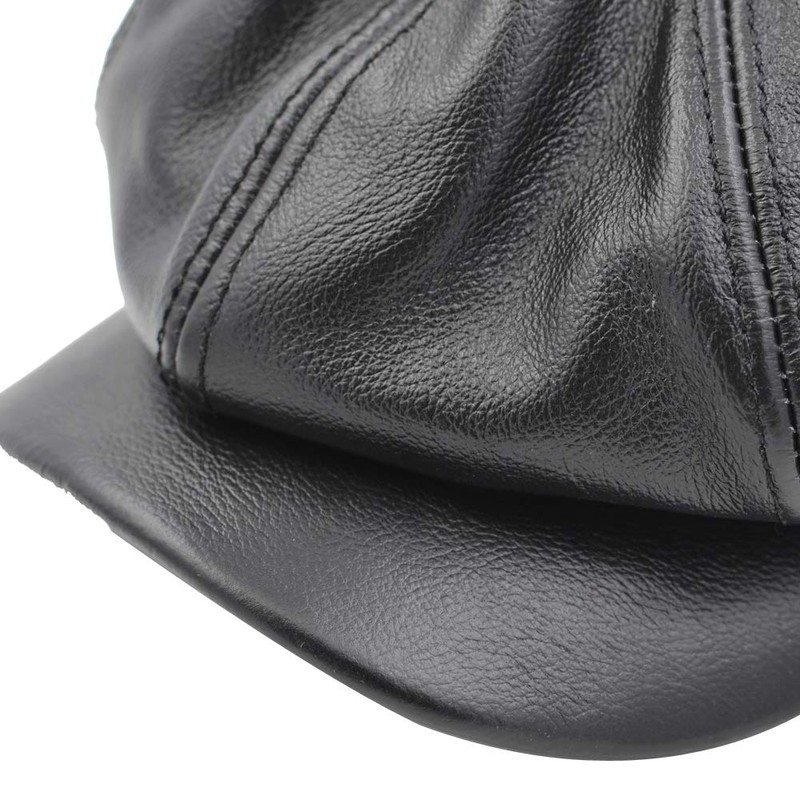 Yosang Fashion Men's Leather Classic 8 Panel Gatsby Newsboy Ivy