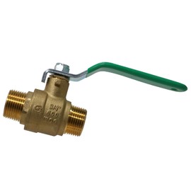 XFITTING 3/4 inch Male Ball Valve, /4 inch Male Ball Valve, Full Port 600 WOG, Water, Oil and Gas, Brass, 4-1-2=2XX, 2 Pieces