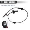 Motoforti Rear Left Right ABS Wheel Speed Sensor, for Honda