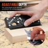 Saker Chamfer Plane-Woodworking Edge Corner Flattening Tool with Auxiliary Locator,Hand