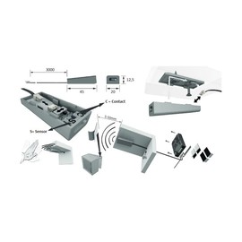 Infrared Sensor 12 V - Decor: Aluminium HALEMEIER