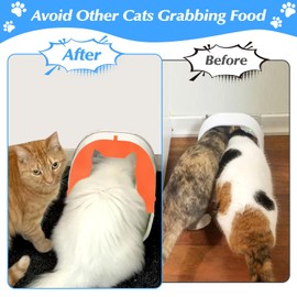 Front Cover for SureFeed Microchip Pet Feeder, Avoid Pets competing for Food, Prevent Food Stealing for Cats and Small Dogs (Orange)