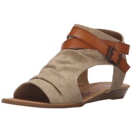 Blowfish Malibu Women's Balla Core Sandal,Desert Sand Rancher Canvas/Dyecut,11