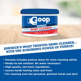 Goop Multi-Purpose Waterless Hand Cleaner with Pumice - 14 oz Can (Pack of 2)