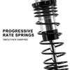 INJORA 88mm Oil Shocks with Progressive Springs for 1/16 Monster