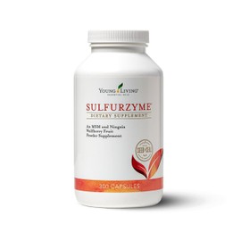 Young Living Sulfurzyme, 300 Capsules, Supports Joint Health, Promotes Healthy Skin and Hair, Aids in Overall Well-Being with MSM and Wolfberry Powder Blend