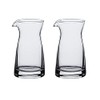 Mozacona 2pcs Glass Creamer Pitcher Sauce Serving Pitcher Milk Creamer