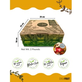 Dried mix fruit of strawberry, banana, pineapple, dragon fruit, mango, apple and goldenberry 100% natural no sugar added no added sulfites |1 box x32 Oz (2 Pounds),