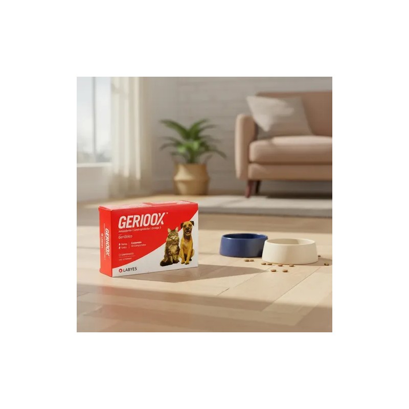 Ge-riox 30 Tab 2 Pack Suplemento Para Perro
