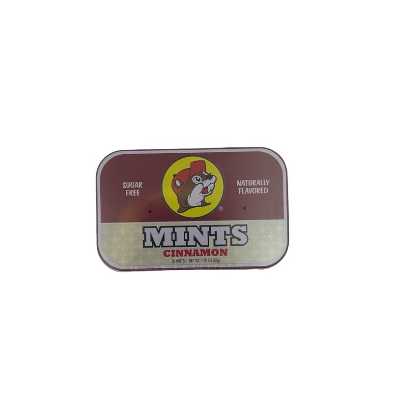 Buc-ee's Gluten Free & Sugar Free Mints (Cinnamon, 6 Pack)