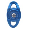 Outdoor Coaxial Movable Side Swing Double Pulley for Climbing Crossing