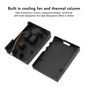Aluminum Heatsink Case Professional Efficient GPIO Slot Reserved Interface Holes