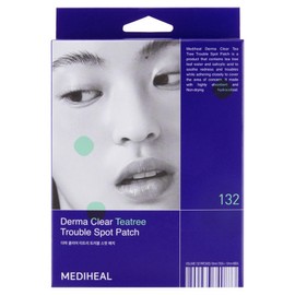 Mediheal Derma Clear Tea Tree Trouble Spot Patch, 1 pack, 132 patches / 메디힐 더마 클리어 티트리 트러블 스팟 패치, 1개, 132개입