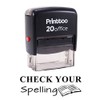 Printtoo Check Your Spelling Self Inking Rubber Stamp Office Stationary