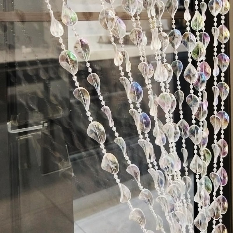 ave split Beaded Curtain Doorways Star Acrylic Hanging Door Beads