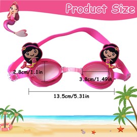 Unisex Children's Swimming Goggles Anti-Fog Waterproof Swimming Goggles Children Diving Goggles for Boys and Girls Protection No Leak Swimming Goggles Improved Comfort Swimming Goggles