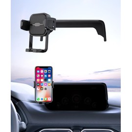 Masergogo Car Phone Holder for 2017-2020 Mazda CX-5, 360° Rotation, 7 inch Screen Fixed Clip, Auto Accessories Navigation Bracket, Interior Decoration Mobile Phone Mount