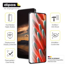 dipos FLEX 2 x Clear Screen Protectors for Emporia Smart 6 Lite, 100% Display Cover, Anti-Shock, Fingerprint Compatible, Case-Friendly, Full Cover Screen Protector Film