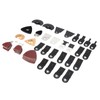 120 Pcs Oscillating Multitool Accessories Saw Blades Durable Quick Release