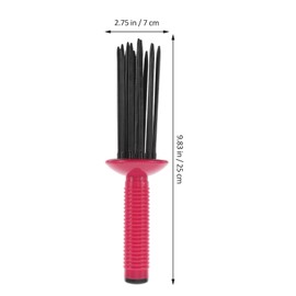Ipetboom Wide Toothed Comb Curly Hair Styling Comb Brush for Fluffy Curls Portable Curler Brush for Hair Blow Drying Accessories