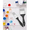 QWORK Paint Brush, Silicone Color Shaper Brush, 2 Pcs (1