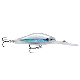 Rapala Shadow Rap Jack Deep Lure with Two No. 10 Hooks, 3 m Swimming Depth, 5 cm Size, Albino Shiner