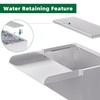 Waterfall Pool Fountain LONGRUNNEW 304 Stainless Steel 9.06" Rectangular Waterfall