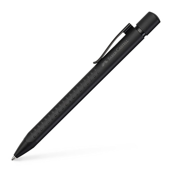 Faber-Castell Grip Edition XB Blue Ink Ballpoint Pen, (Black)