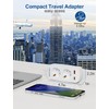 USA Adapter Socket, Travel Adapter with PD20W USB Quick Charge,