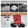 Sunglasses Holder for Car – Genuine Leather, Magnetic Closure, Card