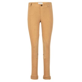 TuffRider Girl's Starter Lowrise Pull-On Jods Breech, Sand, 8