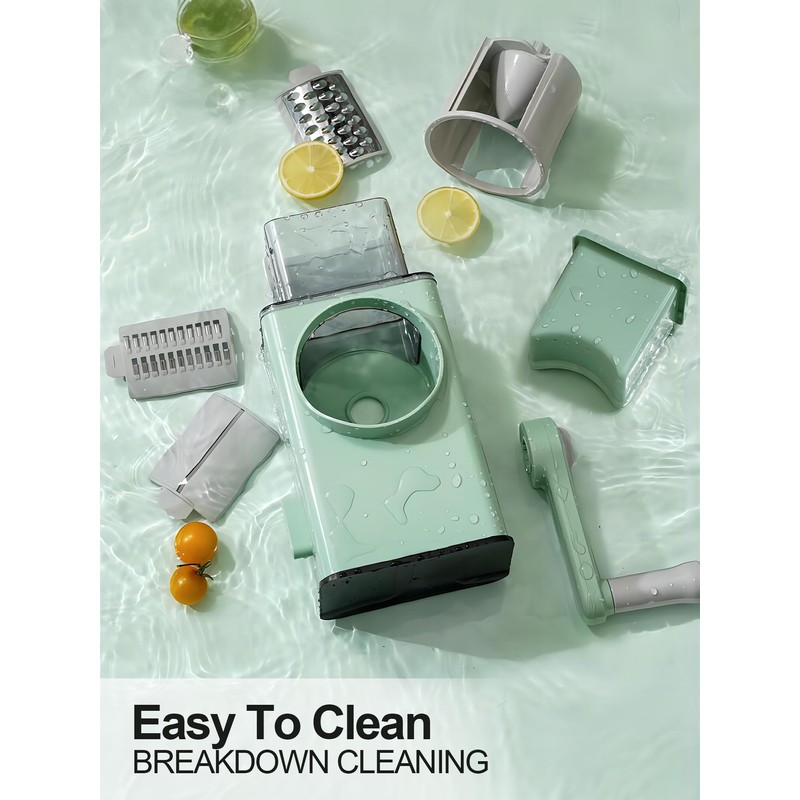 Cheese Grater Rotary Cheese Grater with Handle Master Shredder with