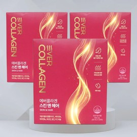 Ever Collagen Skin & Hair Hair Hair Han Ji-min Low Molecular Collagen Skin Moisturizing Hair UV Joint 3 Boxes / 에버콜라겐 스킨앤헤어 헤어 모발 한지민 저분자 콜라겐 피부보습 모발 자외선 관절 3박스