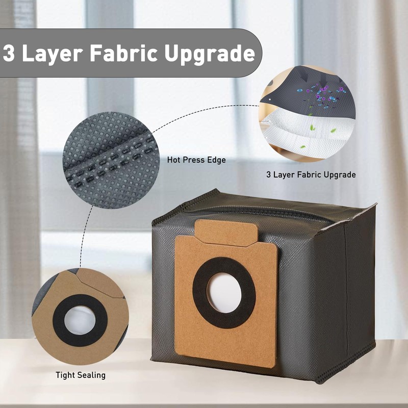12 Pack X10 Pro Omni Dust Bags Compatible With Eufy