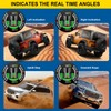 Car Inclinometer for Off-Road Driving, GPS Speedometer MPH KMH with