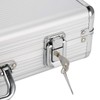 DAUERHAFT Watch Storage Box, 24 Grids Aluminum Alloy Suitcase Watch