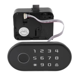 Cerradura Electrónica para Gabinete, Cajón con Contraseña de Huella Digital sin Llave, Cerradura Inteligente con Tarjeta de Fácil Configuración, Base de Datos de Gran Capacidad,