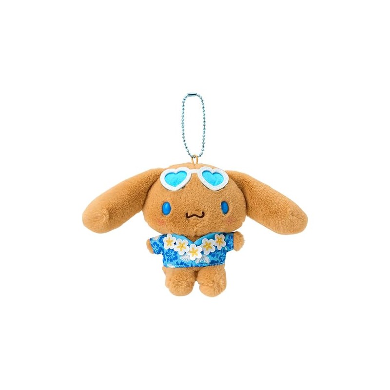 Sanrio 879665 Mascot Holder (Coconut Vacation), Cinnamon Roll, Polyester, Steel,